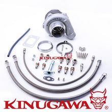 Load image into Gallery viewer, Kinugawa GTX Ball Bearing Turbocharger 3&quot; Anti-Surge GTX2860R 8cm T3 V-Band Skyline RB20DET RB25DET - Kinugawa Turbo
