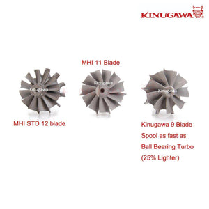 Kinugawa Billet Turbocharger 3" Anti Surge TD06SL2-16KX 18G 8cm .57 T3 V-Band for Nissan Safari / Patrol GQ TD42 Low Mount