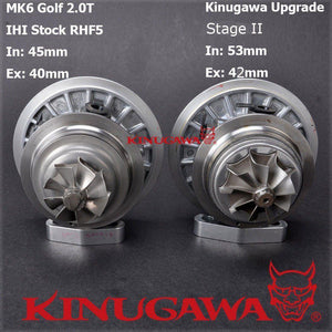 Kinugawa Upgrade Stage II Turbocharger RHF5H 06J145702L for VW GOLF GTI MK6 EA888 2.0 TSI TFSI