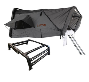 ROOF TOP TENT PACKAGE - 4 PERSON HARD SHELL TENT CANYON OFFROAD