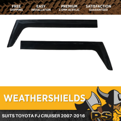 Superior Weathershields to suit Toyota FJ Cruiser 2007-2016 Window Visors