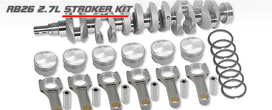 RB26 2.7L STROKER KIT (I-BEAM RODS / 87.0MM BORE)