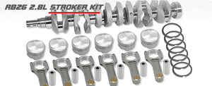 RB26 2.8L STROKER KIT (I-BEAM RODS / 86.5MM BORE)