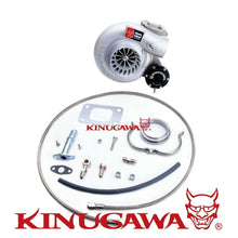 Load image into Gallery viewer, Kinugawa Billet Turbocharger 3&quot; Anti Surge TD05H-16KX 18G 6cm T3 V-Band for Nissan Safari Patrol GQ Ford Maverick TD42 Low Mount Oil-Cooled
