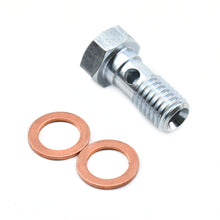 Load image into Gallery viewer, Steel Banjo Bolt with Copper Washers M10x1.5
