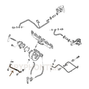 Turbo Oil Drain Hose Kit Ford Falcon XR6 FG Garrett GT3576R