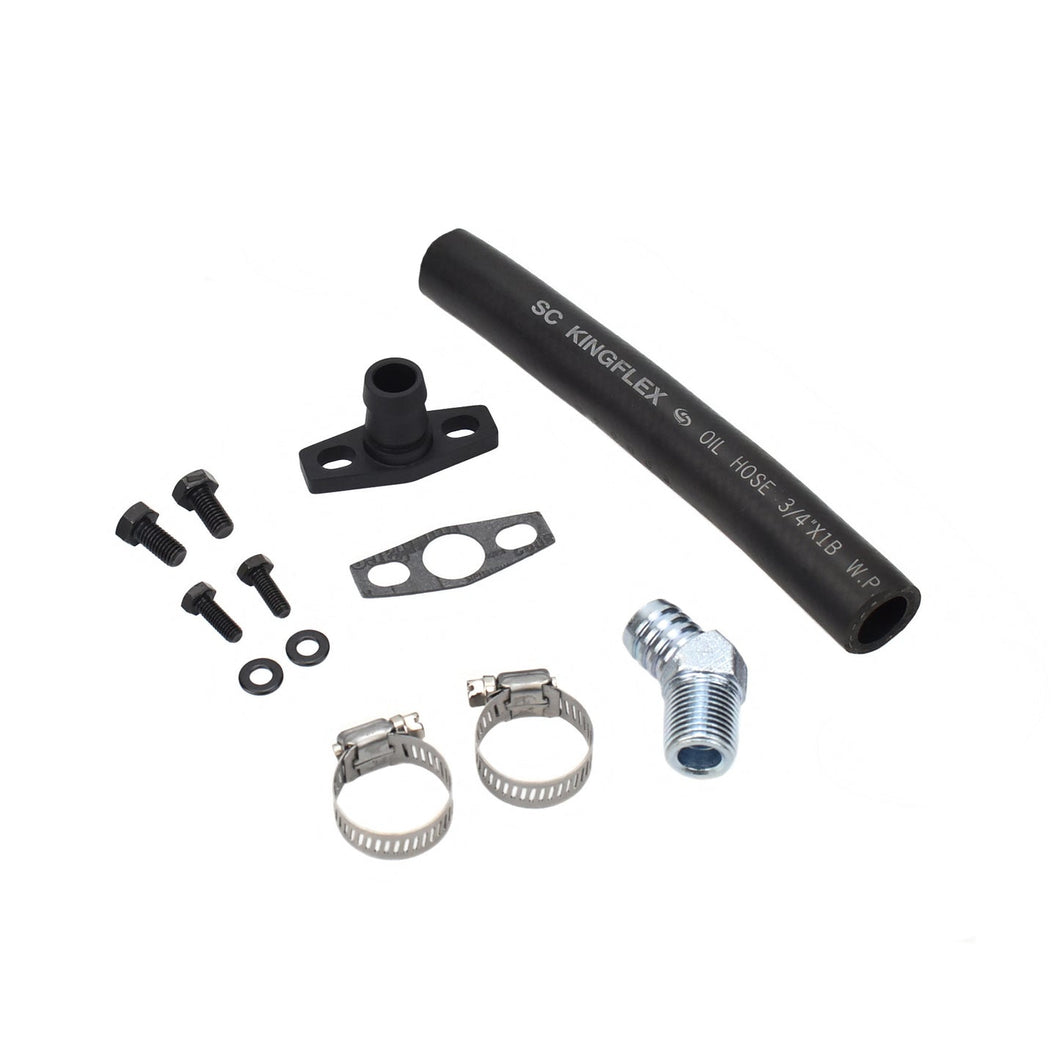 Turbo Oil Drain Hose Kit Nissan Silvia SR20DET with Garrett GT28R GT30R GT35R