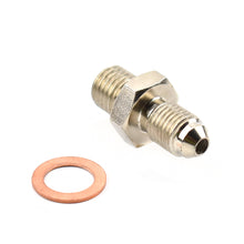 Load image into Gallery viewer, Turbo Oil Adapter Fitting Kit 4AN to M12x1.25 (1.8mm restricted port)
