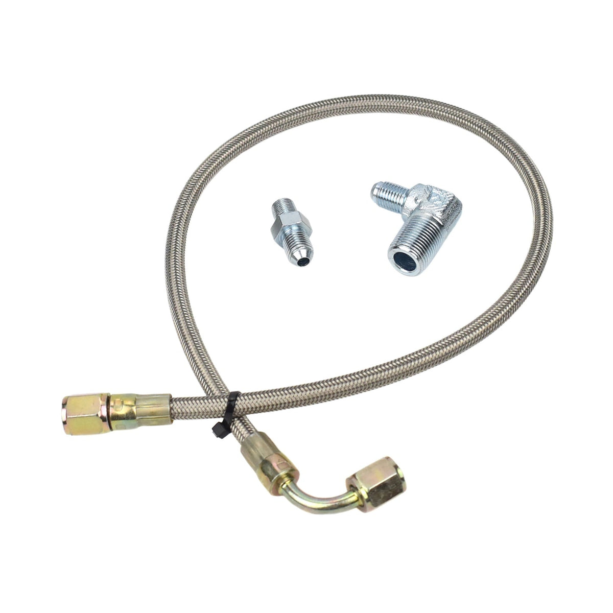 Turbo Oil Feed Line Kit 1G 2G DSM Eclipse 4G63 Precision PTE (Filter L ...