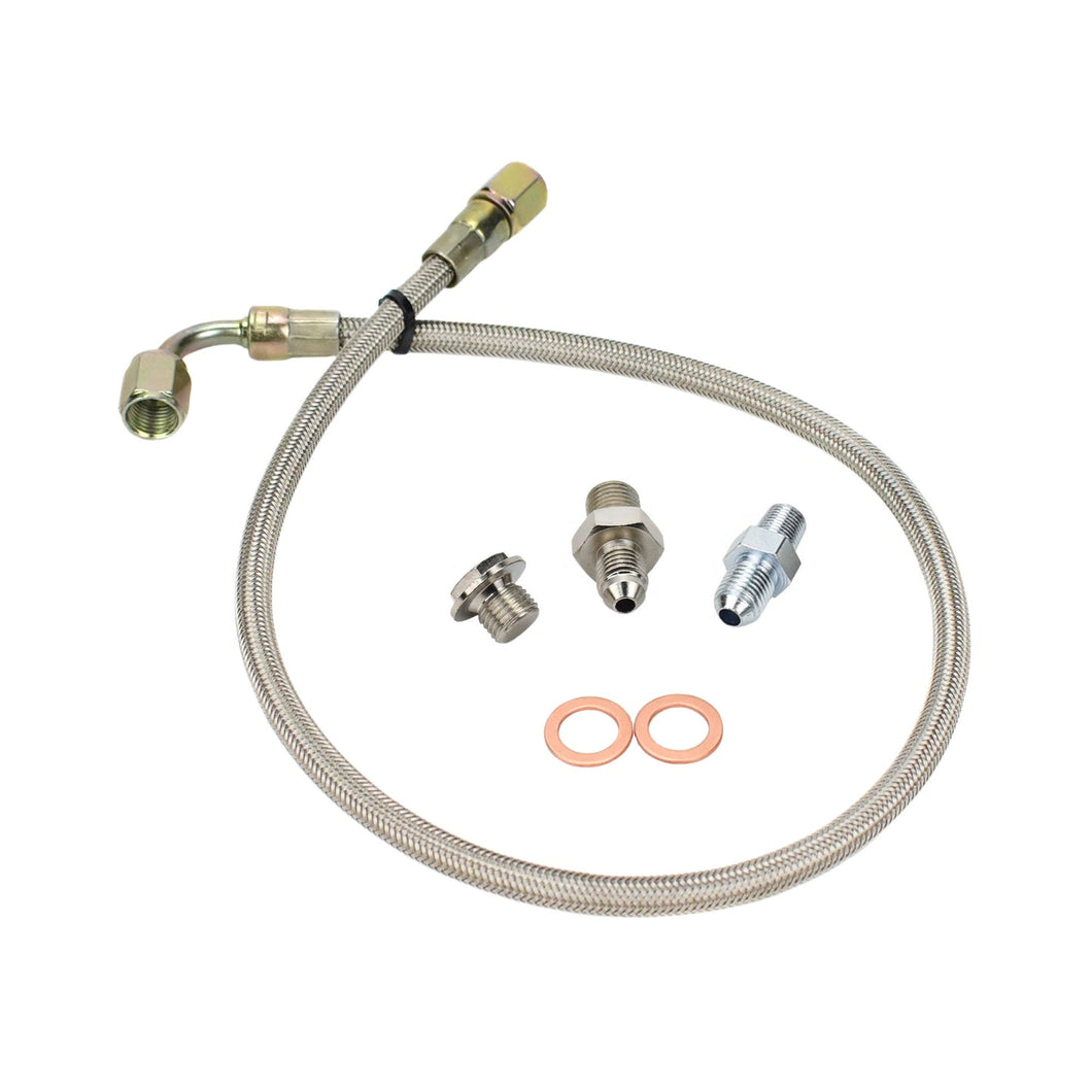 Turbo Oil Feed Line Kit Toyota 1JZ 2JZ with Precision PTE