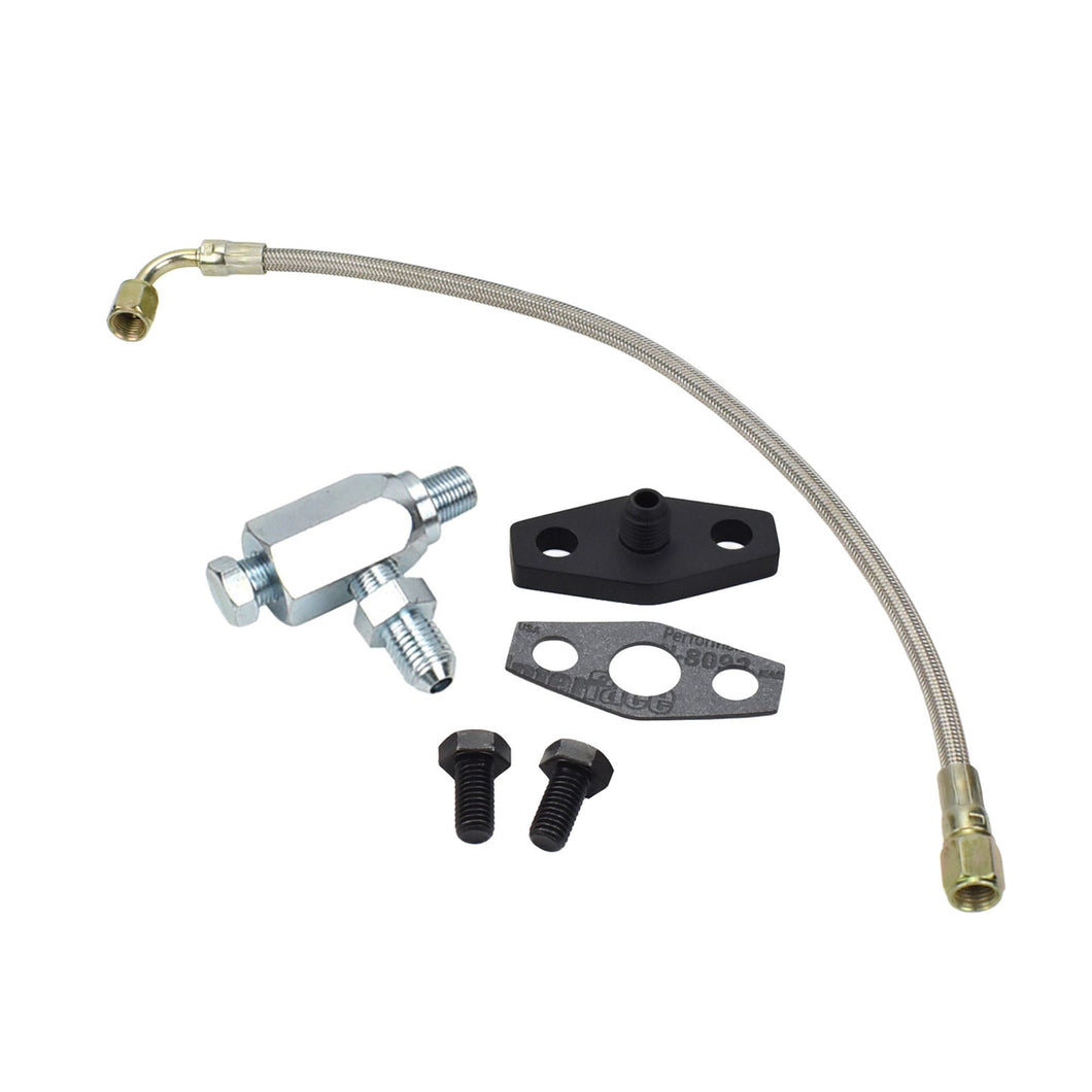 Turbo Oil Feed Line Kit Toyota 2RZ 3RZ with Garrett T3 T4