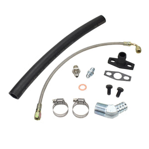 Turbo Oil Feed Return Line Kit Holden Commodore VL RB30ET with Garrett GT28R GT30R GT35R