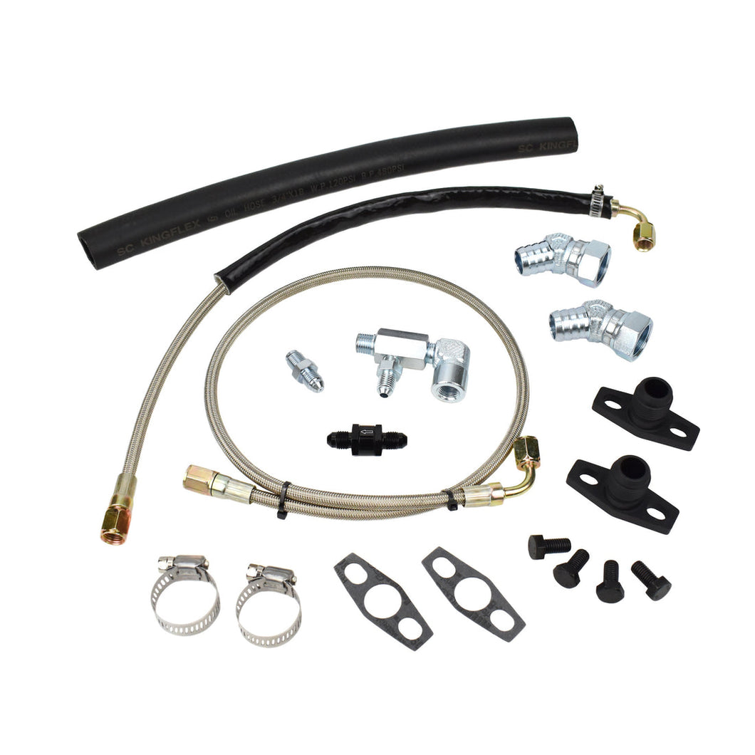 Turbo Oil Feed Return Line Kit Ford Territory Ghia SX SY Garrett GT4202 GT4294