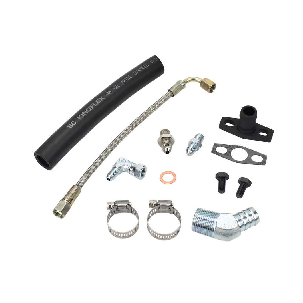 Turbo Oil Feed Return Line Kit Nissan RB20 RB25 RB30 with Garrett G-Series G25 G30 G35