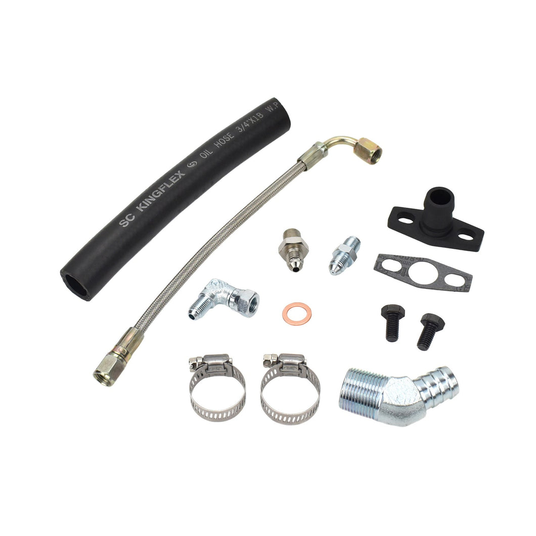 Turbo Oil Feed Return Line Kit Nissan RB20 RB25 RB30 with Garrett GT28R GT30R GT35R