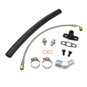 Turbo Oil Feed Return Line Kit Nissan RB20 RB25 RB30 with BorgWarner EFR Series
