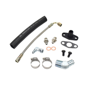 Turbo Oil Feed Return Line Kit Nissan RB20DET RB25DET with stock turbo