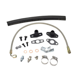 Turbo Oil Feed Return Line Kit Toyota Supra 1JZ 2JZ with TD05 TD06 Oil-Cooled