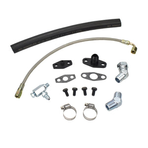 Turbo Oil Feed Return Line Kit Toyota 2RZ-FE 3RZ-FE with Garrett T3 T4