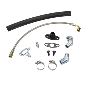 Turbo Oil Feed Return Line Kit Toyota 2RZ-FE 3RZ-FE with Precision PTE