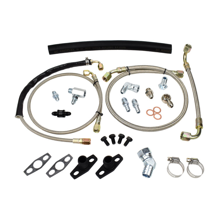 Turbo Oil & Water Line Support Bracket Kit – For Ford Falcon XR6 BA/BF/FG Barra 4.0L