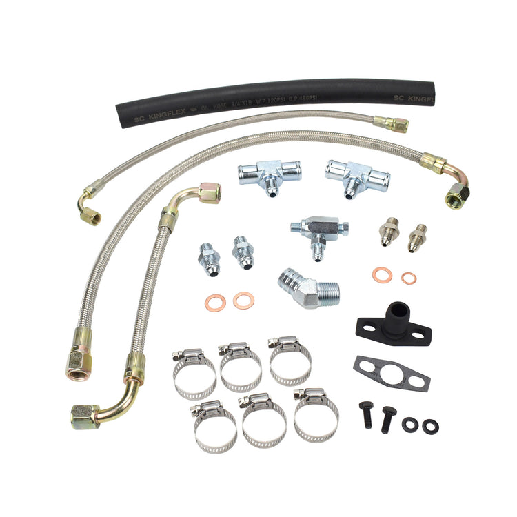 Turbo Oil Water Line Kit Toyota Hilux 2.8L 3L with TD04L-13T