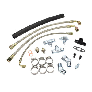 Turbo Oil Water Line Kit Toyota Hilux Vigo Tacoma 2TR-FE with Garrett GT28R GT30R
