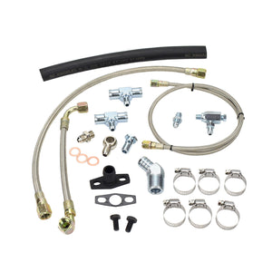 Turbo Oil Water Line Kit Toyota Land Cruiser 1HZ with Garrett GT28R