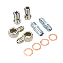 Load image into Gallery viewer, 6AN to M16x1.5 Turbo Water Banjo Bolt &amp; Barb Fitting Kit
