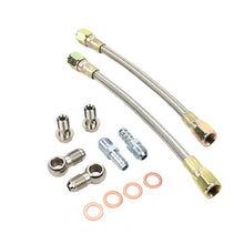 Load image into Gallery viewer, Universal Turbo Water Line Kit 6AN 3/8&quot; Hose Straight to Straight M12x1.25
