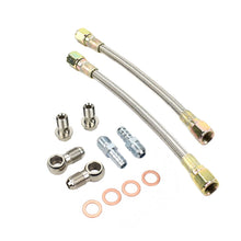 Load image into Gallery viewer, Universal Turbo Water Line Kit 6AN 3/8" Hose Straight to Straight M12x1.5
