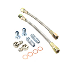 Load image into Gallery viewer, Universal Turbo Water Line Kit 6AN 3/8&quot; Hose Straight to Straight M14x1.5
