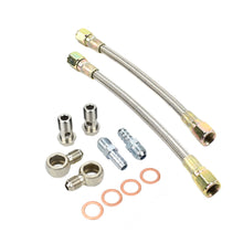 Load image into Gallery viewer, Universal Turbo Water Line Kit 6AN 3/8&quot; Hose Straight to Straight M16x1.5
