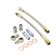 Load image into Gallery viewer, Universal Turbo Water Line Kit 6AN 3/8&quot; Hose Straight to Straight M16x1.5

