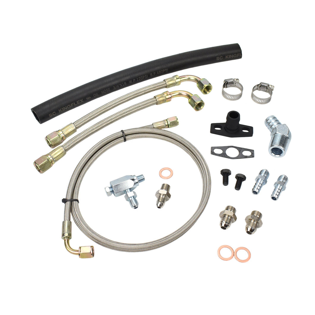 Universal Turbo Oil Water Line Kit BorgWarner EFR Series