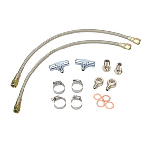 Universal Turbo Water Line Kit 6AN 3/8" Hose M18x1.5 (N/A to Turbo)