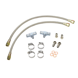 Universal Turbo Water Line Kit 6AN 3/8" Hose M12x1.5 (N/A to Turbo)