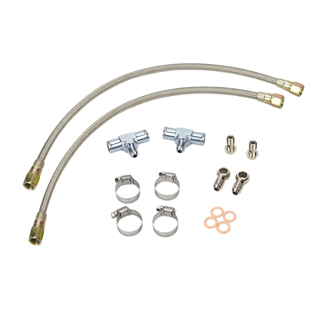 Universal Turbo Water Line Kit 6AN 3/8