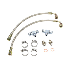Universal Turbo Water Line Kit 6AN 3/8" Hose M14x1.5 (N/A to Turbo)
