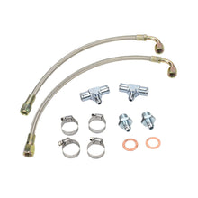 Load image into Gallery viewer, Universal Turbo Water Line Kit 6AN 3/8&quot; Hose M18x1.5 (N/A to Turbo)
