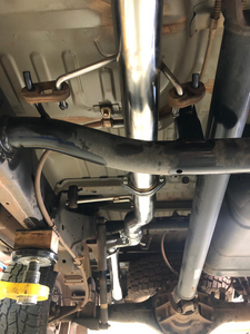 MITSUBISHI TRITON (2010-2015) MN 2.5 TD - 3" STAINLESS STEEL TURBO BACK EXHAUST